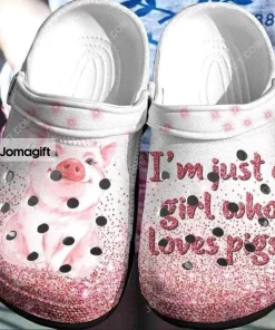 Just A Girl Who Loves Pigs Crocs Shoes