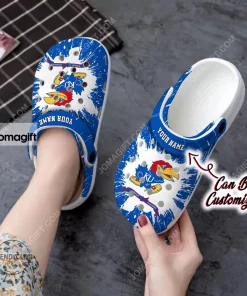 Kansas Jayhawks Crocs Clog Shoes