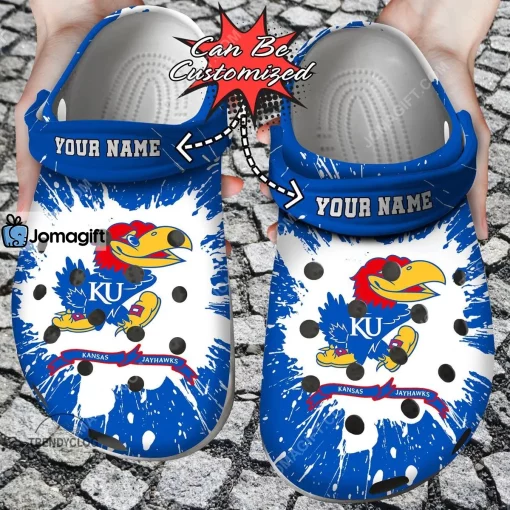 Kansas Jayhawks Crocs Clog Shoes