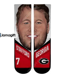 Matthew Stafford Georgia Bulldogs College Game Face Socks