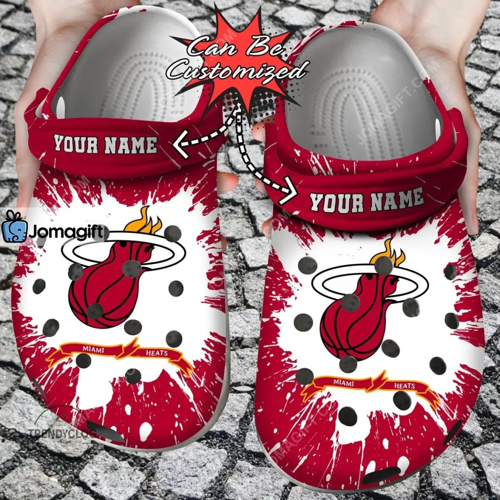 Miami Heat Team Crocs Clog Shoes 2