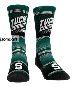 Michigan State Spartans Tuck Comin Socks