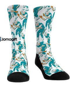 Mike Gesicki Miami Dolphins Griddy Socks
