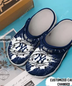 New York Yankees Ripped Claw Crocs Clog Shoes