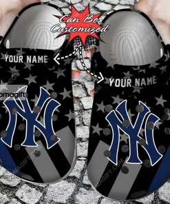 NY Yankees Star Flag Crocs Clog Shoes 2