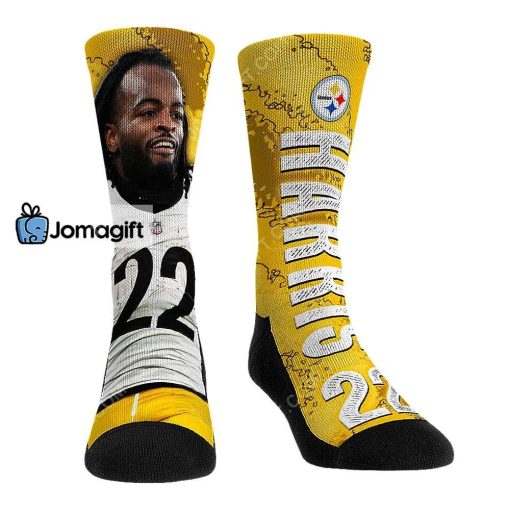 Najee Harris Pittsburgh Steelers Big Player Socks