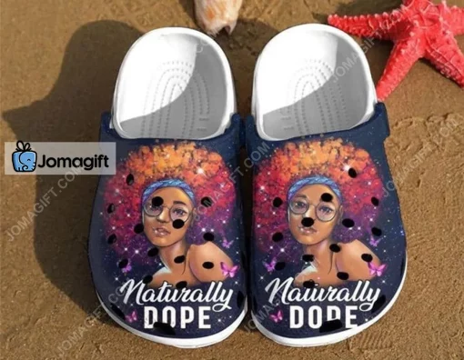 Naturally Dope Crocs Birth Month Back Girl Crocs Shoes
