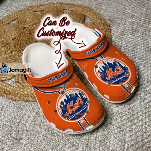 New York Mets Baseball Jersey Style Crocs Clog Shoes