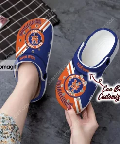New York Mets Baseball Logo Team Crocs Clog Shoes 1