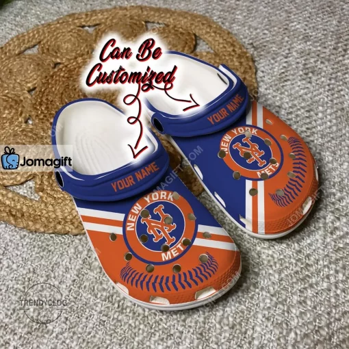 New York Mets Baseball Logo Team Crocs Clog Shoes