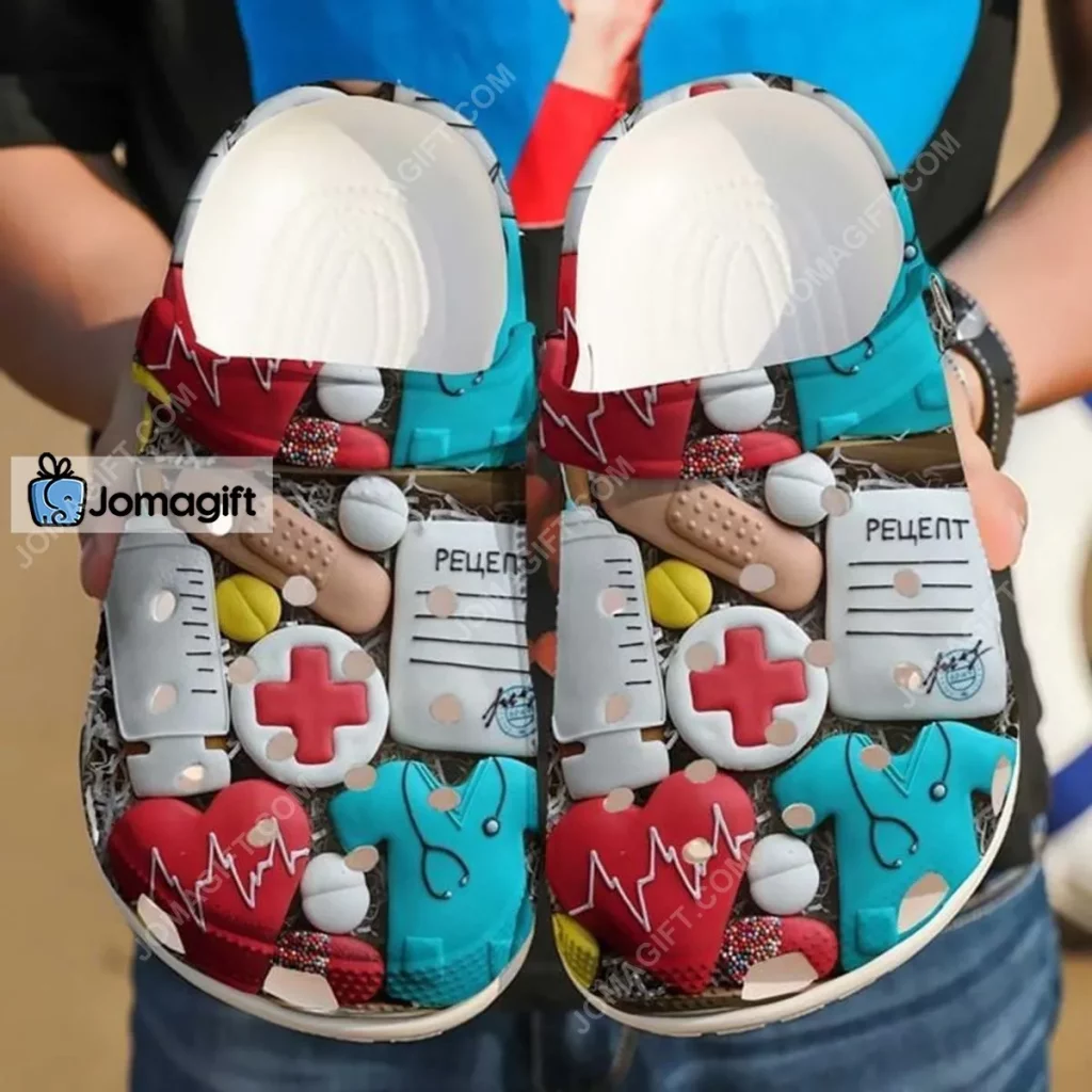 Nurse Heart Love Doctor Crocs Shoes - Jomagift