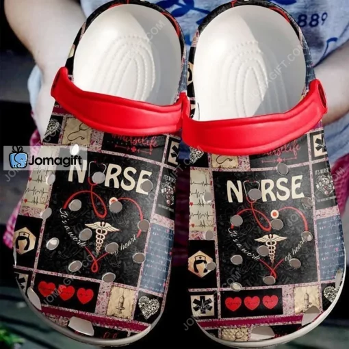 Nurse Pattern Crocs Shoes