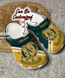 Oakland Athletics Baseball Logo Team Crocs Clog Shoes 2