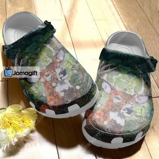 Oh Deer Art Crocs Shoes