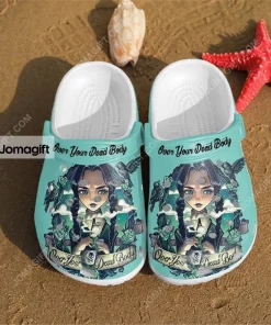 Over Your Dead Body Crocs Shoes 1