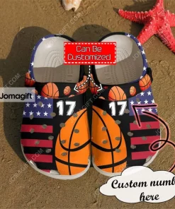Personalized Basketball American Crocs Shoes