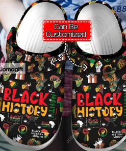 Personalized Black History Month African American Crocs Classic Crocs Shoes