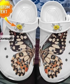 Personalized Butterfly Crocs Shoes