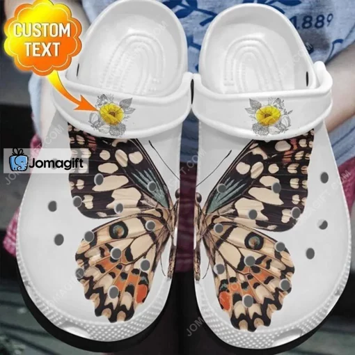Personalized Butterfly Crocs Shoes