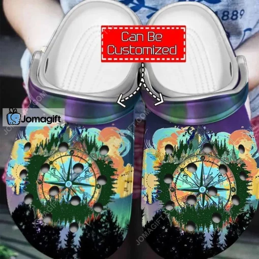 Personalized Camping Wild Child Crocs Shoes