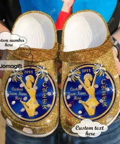 Personalized Cheerleader From Bow To Toe Crocs Shoes