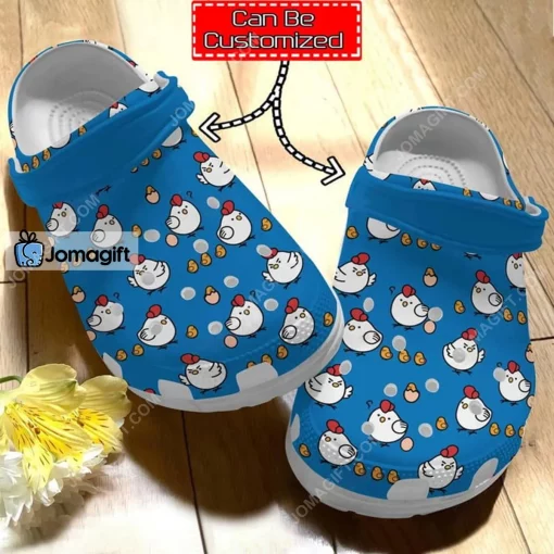 Personalized Cute Chicken Pattern Crocs Shoes