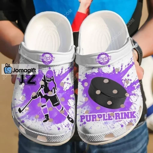 Personalized Hockey Girl Crocs Shoes