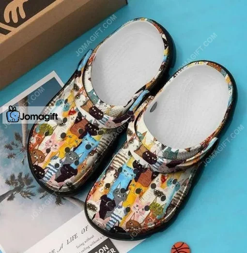 Personalized Lovely Teams Cat Crocs Shoes