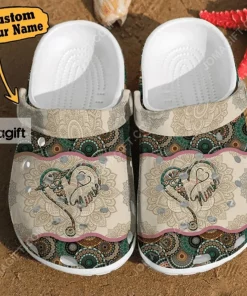 Personalized Nurse Mandala Heart Vintage For Unique Gifts Crocs Shoes