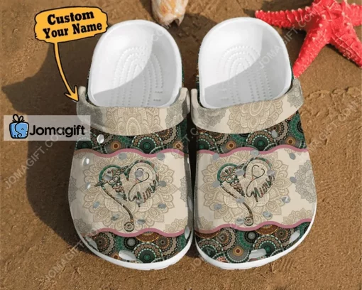 Personalized Nurse Mandala Heart Vintage For Unique Gifts Crocs Shoes