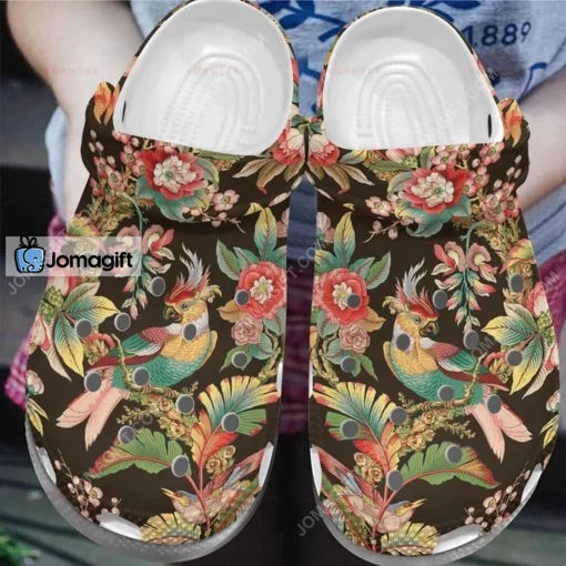 Personalized Parrot Tropical Crocs Shoes
