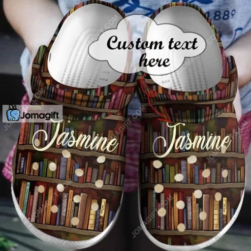 Personalized Reading Reading Bookaholics Crocs Shoes