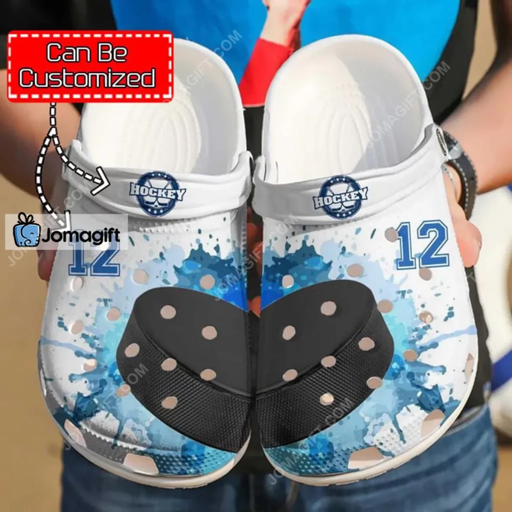 Personalized Sport Hockey Player Crocs Shoes