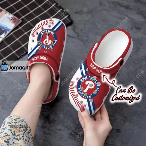 Philadelphia Phillies Baseball Logo Team Crocs Clog Shoes