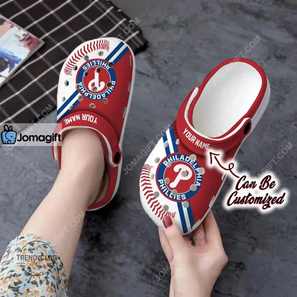 Philadelphia Phillies Baseball Logo Team Crocs Clog Shoes 1