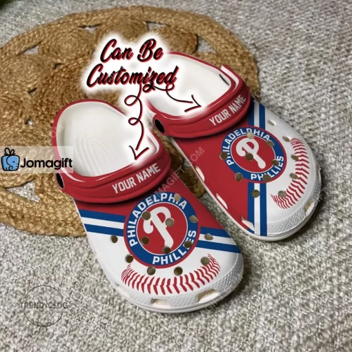 Philadelphia Phillies Baseball Logo Team Crocs Clog Shoes