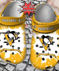 Pittsburgh Penguins Team Crocs Clog Shoes