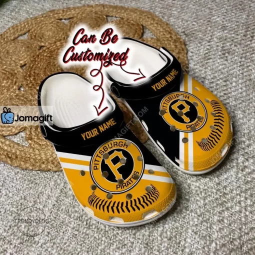 Pittsburgh Pirates Baseball Logo Team Crocs Clog Shoes