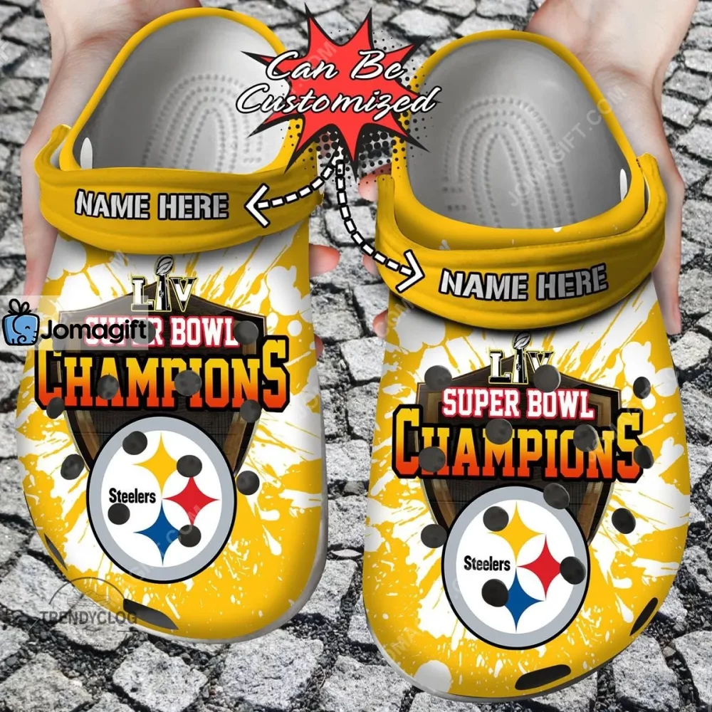 Pittsburgh Steelers Super Bowl Crocs Clog Shoes
