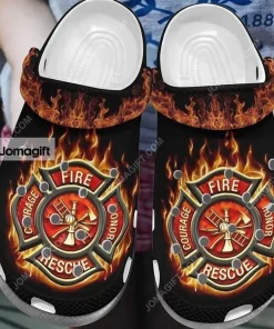 Proud Firefighter Crocs Shoes