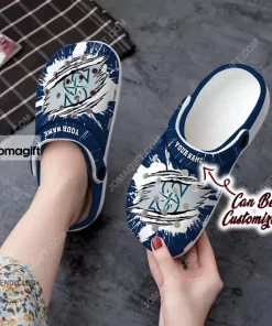 Seattle Mariners Ripped Claw Crocs Clog Shoes 1