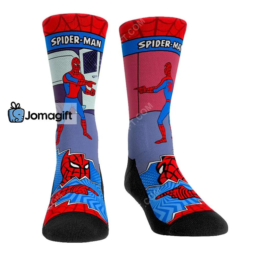 Spider Man Pointing Meme Socks - Jomagift
