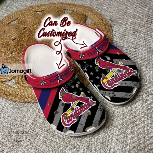 St Cardinals American Flag Crocs Clog Shoes