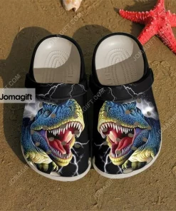 T Rex Angry Crocs Shoes