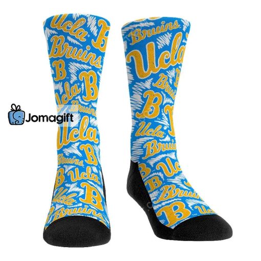 Ucla Bruins Logo Sketch Crew Socks