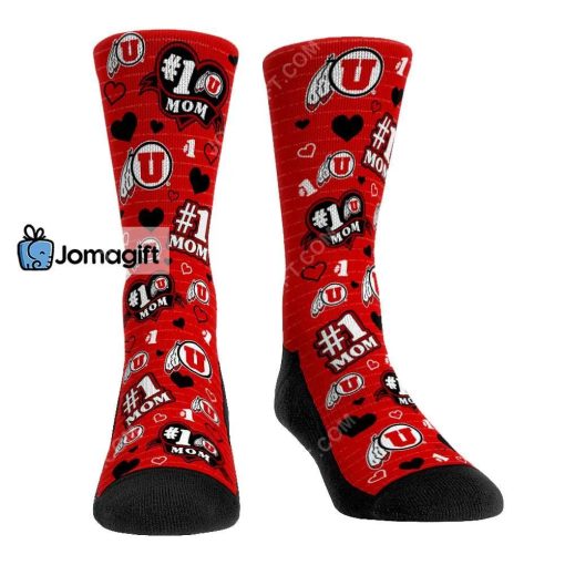 Utah Utes 1 Mom Socks