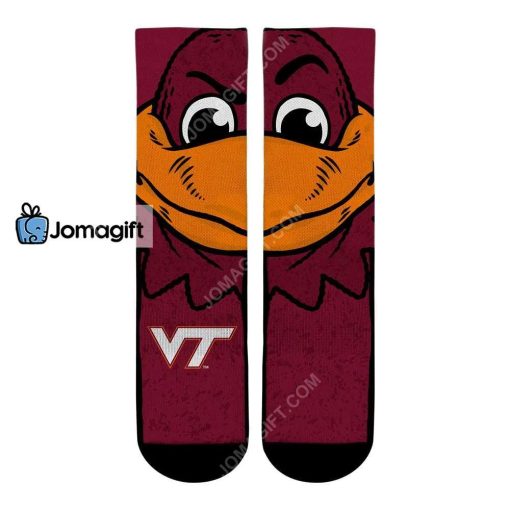 Virginia Tech Hokies Hokiebird Mascot Socks