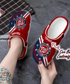 Washington Nationals Baseball Logo Team Crocs Clog Shoes 1