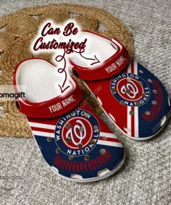 Washington Nationals Baseball Logo Team Crocs Clog Shoes 2