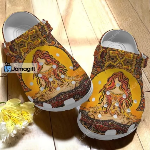 Yoga Hippie Mandala Crocs  Shoes